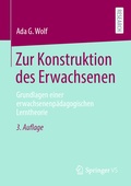 Cover: Zur Konstruktion des Erwachsenen - Springer VS