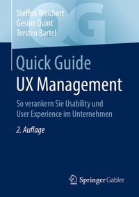 Abbildung von: Quick Guide UX Management - Springer Gabler