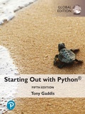 Cover: Starting Out with Python, Global Edition - Pearson Education Limited