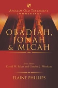 Cover: Obadiah, Jonah and Micah - Apollos