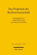Abbildung von: Das Proprium der Rechtswissenschaft - Mohr Siebeck
