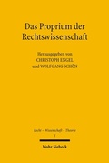 Bild: Das Proprium der Rechtswissenschaft - Mohr Siebeck