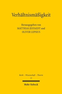 Abbildung von: Verhaeltnismaessigkeit - Mohr Siebeck