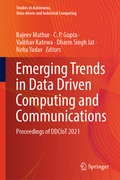 Cover: Emerging Trends in Data Driven Computing and Communications - Springer