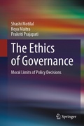 Cover: The Ethics of Governance - Springer