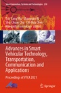 Cover: Advances in Smart Vehicular Technology, Transportation, Communication and Applications - Springer