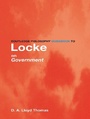 Cover: Routledge Philosophy GuideBook to Locke on Government - Routledge