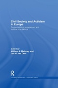 Cover: Civil Society and Activism in Europe - Routledge