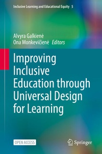 Enlarge image Cover: Improving Inclusive Education through Universal Design for Learning - Springer