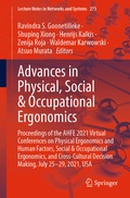 Cover: Advances in Physical, Social & Occupational Ergonomics - Springer