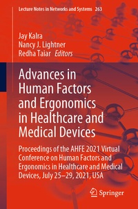 Abbildung von: Advances in Human Factors and Ergonomics in Healthcare and Medical Devices - Springer