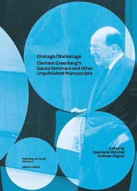 Enlarge image Cover: Onstage / Backstage - Edition Metzel