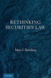 Abbildung von: Rethinking Securities Law - OUP eBook