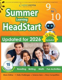 Enlarge image Cover: Lumos Summer Learning HeadStart, Grade 9 to 10 - Lumos Learning