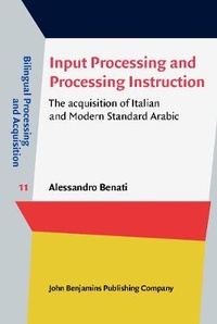 Abbildung von: Input Processing and Processing Instruction - John Benjamins Publishing Co