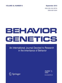 Abbildung von: Behavior Genetics - Springer