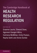 Cover: The Cambridge Handbook of Health Research Regulation - Cambridge University Press