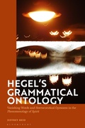Cover: Hegel's Grammatical Ontology - Bloomsbury Academic