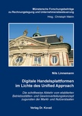 Cover: Digitale Handelsplattformen im Lichte des Unified Approach - Kovac, Dr. Verlag