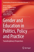 Cover: Gender and Education in Politics, Policy and Practice - Springer