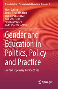 Enlarge image Cover: Gender and Education in Politics, Policy and Practice - Springer