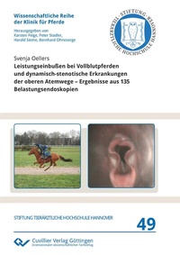 Abbildung von: Leistungseinbußen bei Vollblutpferden und dynamisch-stenotische Erkrankungen der oberen Atemwege - Cuvillier Verlag