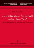 Cover: "Ich setze diese Zeitschrift wider diese Zeit" - R&ouml;hrig Universit&auml;tsverlag