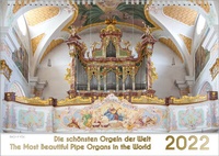 Abbildung von: Der Orgelkalender, ein Musik-Kalender 2022, DIN A3 - Bach 4 You