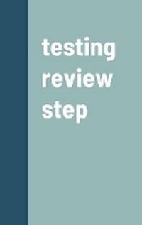 Enlarge image Cover: testing review step - Jd