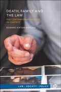 Cover: Death, Family and the Law - Bristol University Press