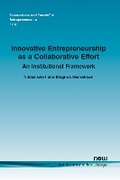 Cover: Innovative Entrepreneurship as a Collaborative Effort - now publishers Inc