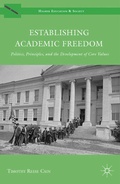 Cover: Establishing Academic Freedom - Palgrave MacMillan