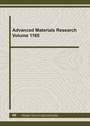 Cover: Advanced Materials Research Vol. 1165 - Trans Tech Publications Ltd