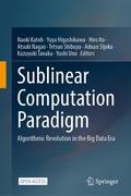 Cover: Sublinear Computation Paradigm - Springer