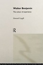 Cover: Walter Benjamin - Routledge