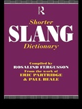 Cover: Shorter Slang Dictionary - Routledge