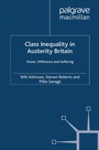 Cover: Class Inequality in Austerity Britain - Palgrave Macmillan