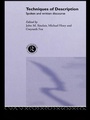 Cover: Techniques of Description - Routledge