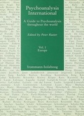 Cover: Psychoanalysis International, V.1 - Routledge