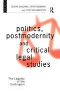 Cover: Politics, Postmodernity and Critical Legal Studies - Routledge