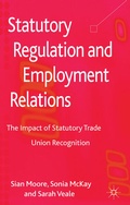 Cover: Statutory Regulation and Employment Relations - Palgrave Macmillan