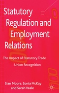 Cover: Statutory Regulation and Employment Relations - Palgrave Macmillan