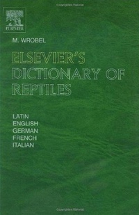 Abbildung von: Elsevier's Dictionary of Reptiles - Elsevier