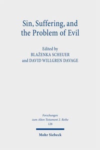 Enlarge image Cover: Sin, Suffering, and the Problem of Evil - Mohr Siebeck
