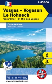 Abbildung von: Kümmerly+Frey Outdoorkarte Vogesen / Vosges, Le Hohneck 1:35.000 - Hallwag Kümmerly+Frey