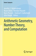 Cover: Arithmetic Geometry, Number Theory, and Computation - Springer