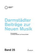 Cover: Darmst&auml;dter Beitr&auml;ge zur neuen Musik - Schott Music