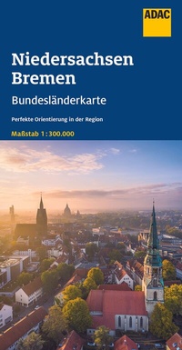 Abbildung von: ADAC Bundesländerkarte Deutschland 03 Niedersachsen, Bremen 1:300.000 - ADAC Kartografie ein Imprint von MAIRDUMONT