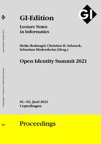 Enlarge image Cover: GI Edition Proceedings Band 312 "Open Identity Summit 2021" - Köllen