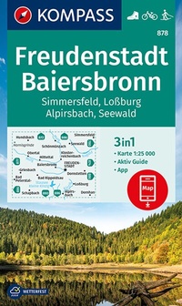 Abbildung von: KOMPASS Wanderkarte 878 Freudenstadt, Baiersbronn, Simmersfeld, Loßburg, Alpirsbach 1:25.000 - KOMPASS-Karten